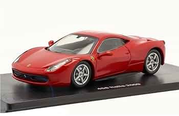 Ferrari 458 Italia ミニカー 赤 ストライプ Ferrari 458 Italia ミニカー 赤 ストライプ Ferrari 458 Italia